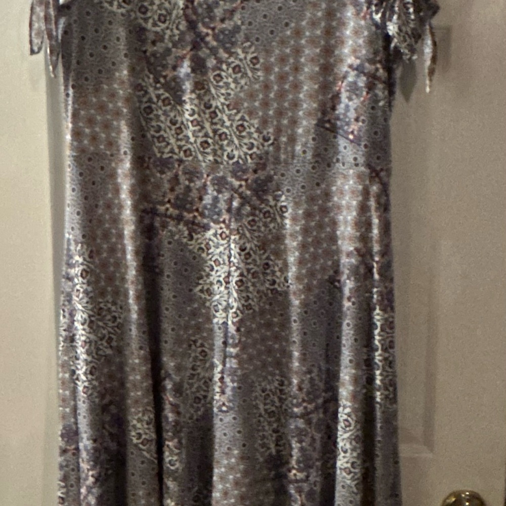 Patterned Sleeveless Dress